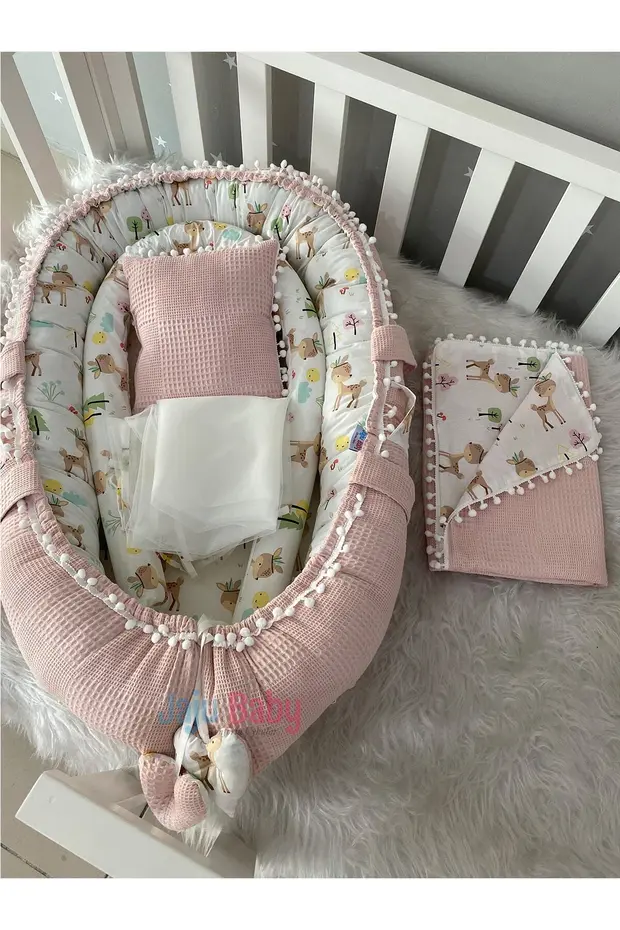 Pudra Wafle Pike Kumaş Poplin Kumaş Ponponlu Ve Yorgan Oyuncak Aparat Ve Tül Set Pudra Wafle Pike Kumaş Poplin Kumaş Ponponlu Ve Yorgan Oyuncak Aparat Ve Tül Set